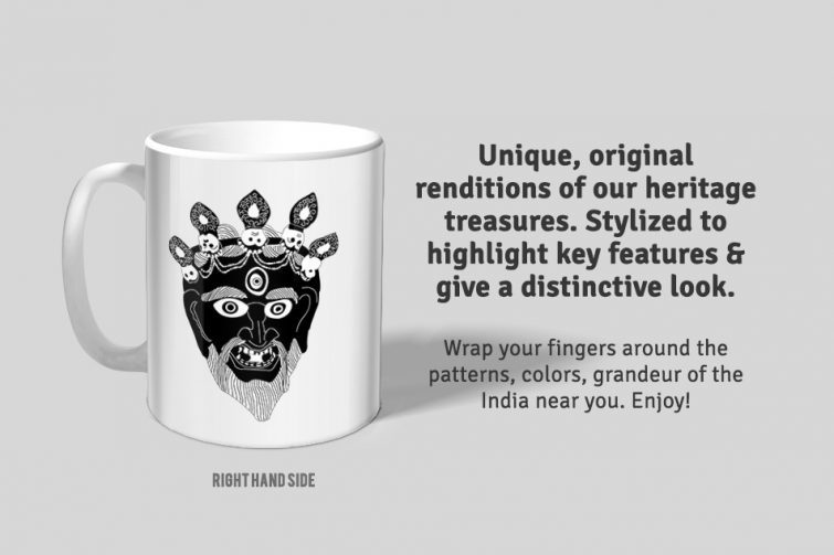 Chham Dance D4 Single Mug - Image 3