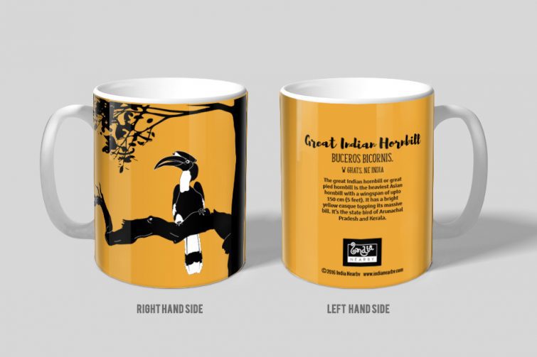 Indian Hornbill D1 Single Mug
