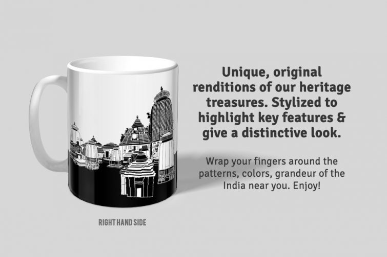 Lingraj Temple D1 Single Mug - Image 3