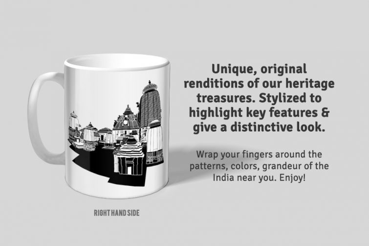 Lingraj Temple D2 Single Mug - Image 3