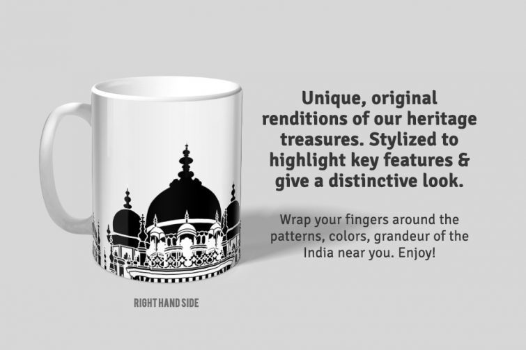 Mohabat Maqbara D2 Single Mug - Image 3