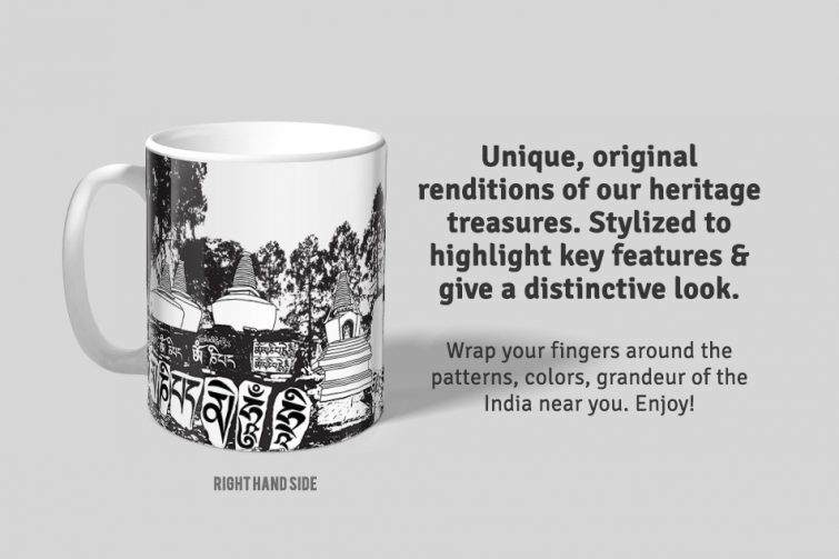 Tashiding Monastery D1 Single Mug - Image 3