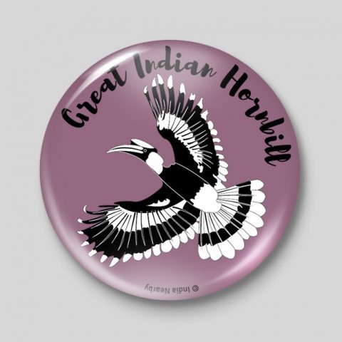 Great Indian Hornbill D1 Badge