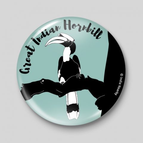 Great Indian Hornbill D2 Badge