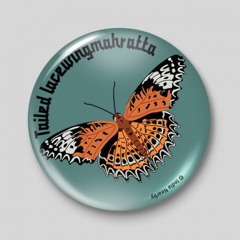 Tailed Lacewing Mahratta D1 Badge