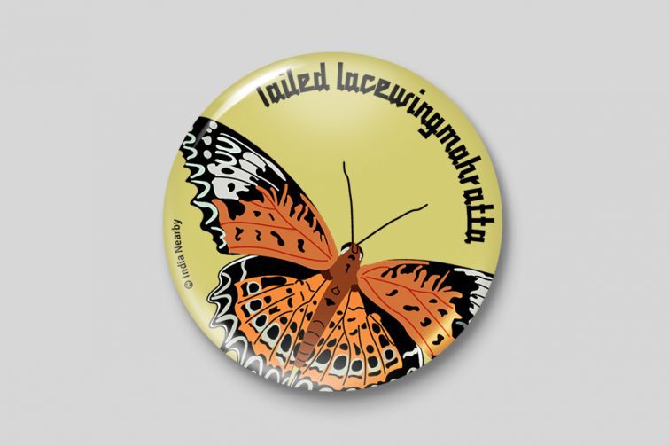 Tailed Lacewing Mahratta D2 Badge