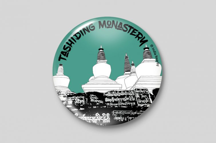 Tashiding Monastery D1 Badge